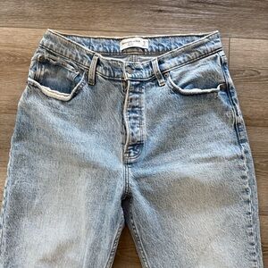 Abercrombie & Fitch Light Wash Straight Leg Jeans